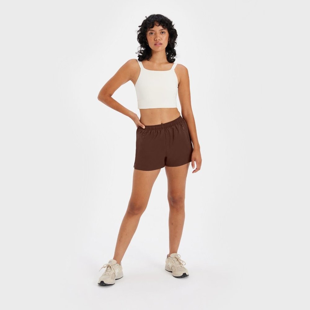 NWT Girlfriend Collective Gazelle Short Earth XXS